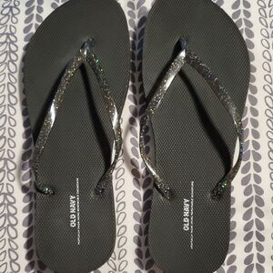 Old Navy Women's Sparkle Sandals - Black